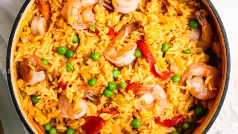 Arroz con camarones